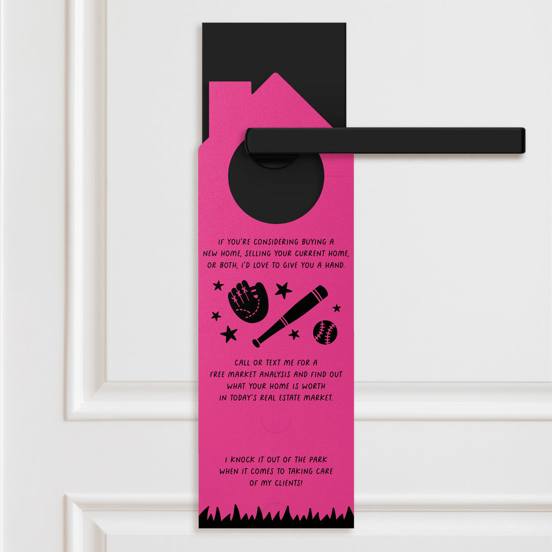 There Is No Base Like Home Door Hangers Door Hanger Market Dwellings