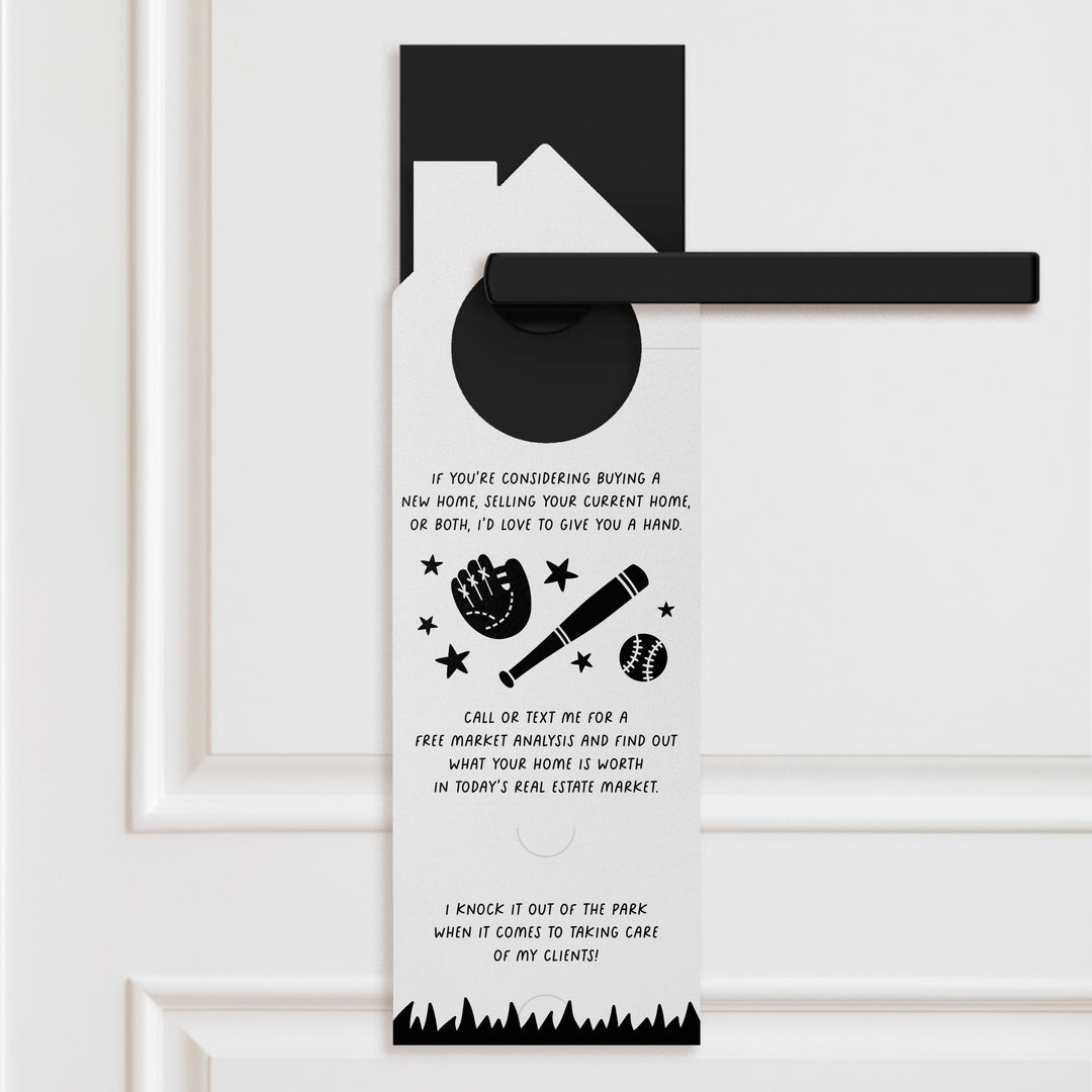 There Is No Base Like Home Door Hangers Door Hanger Market Dwellings