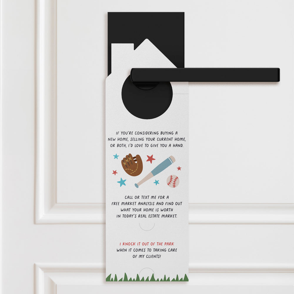 There Is No Base Like Home Door Hangers Door Hanger Market Dwellings