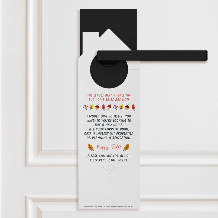 Hello Fall Real Estate Door Hangers Door Hanger Market Dwellings