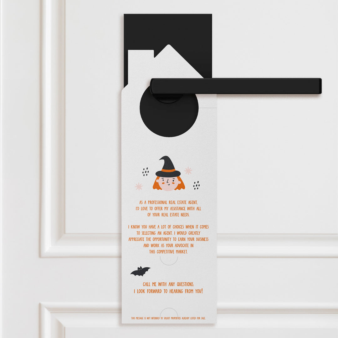 Need A Scary Good Real Estate Agent Door Hangers Door Hanger Market Dwellings