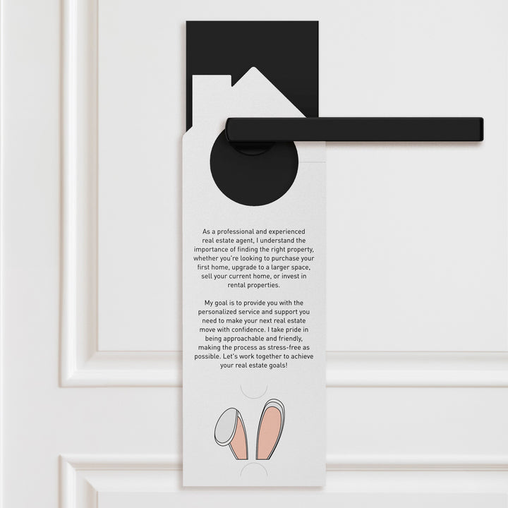 Do You Know Some Bunny? Door Hangers Door Hanger Market Dwellings