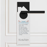 Spring Maintenance Checklist Door Hangers Season Door Hanger Market Dwellings