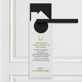 Irish I Was Your Real Estate Agent Door Hangers Holiday Door Hanger Market Dwellings