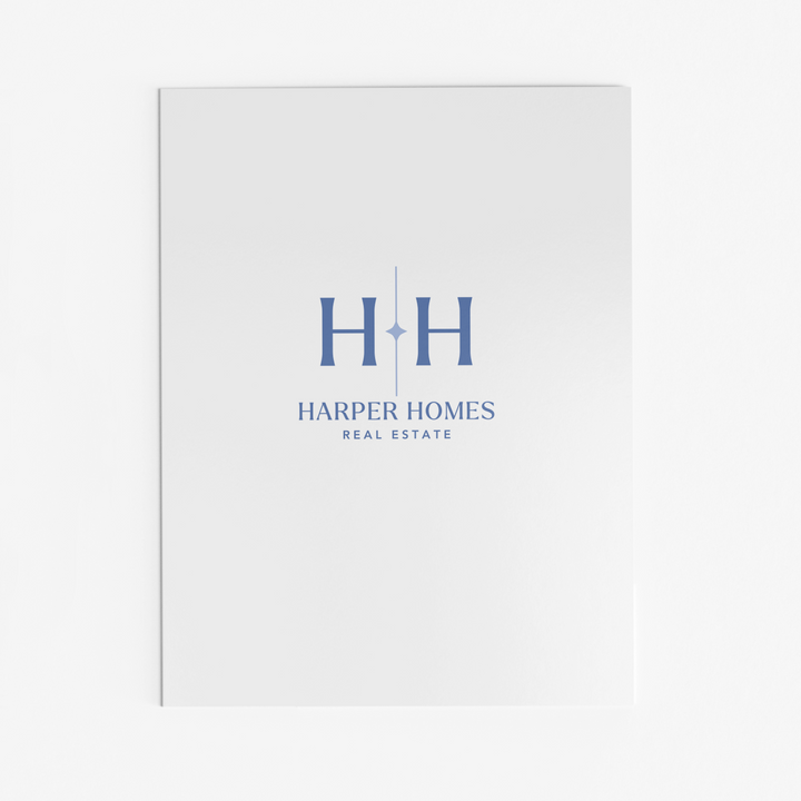 Custom Logo Presentation Folders | PF-1 Folders Market Dwellings   