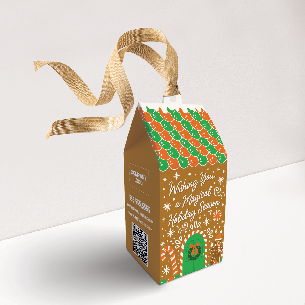 Gingerbread House Wishing You A Magical Holiday Season | Real Estate Pop By Boxes Holiday Pop By Box Market Dwellings