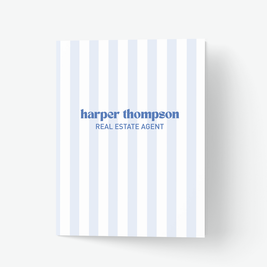 Striped Presentation Folders Folders Market Dwellings