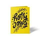 Holly Jolly | Greeting Cards with Envelopes Greeting Card Market Dwellings LEMON 10