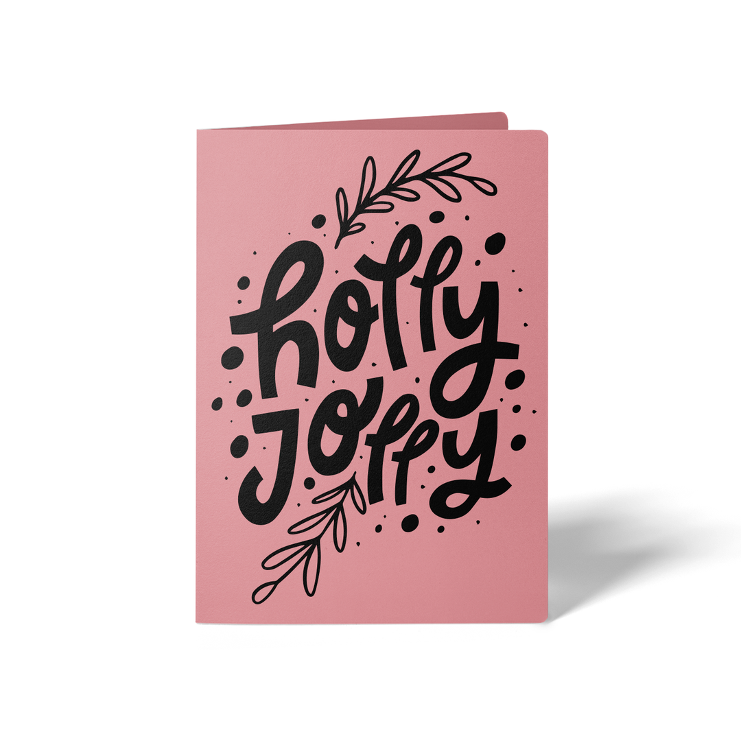 Holly Jolly Greeting Cards | Envelopes Included