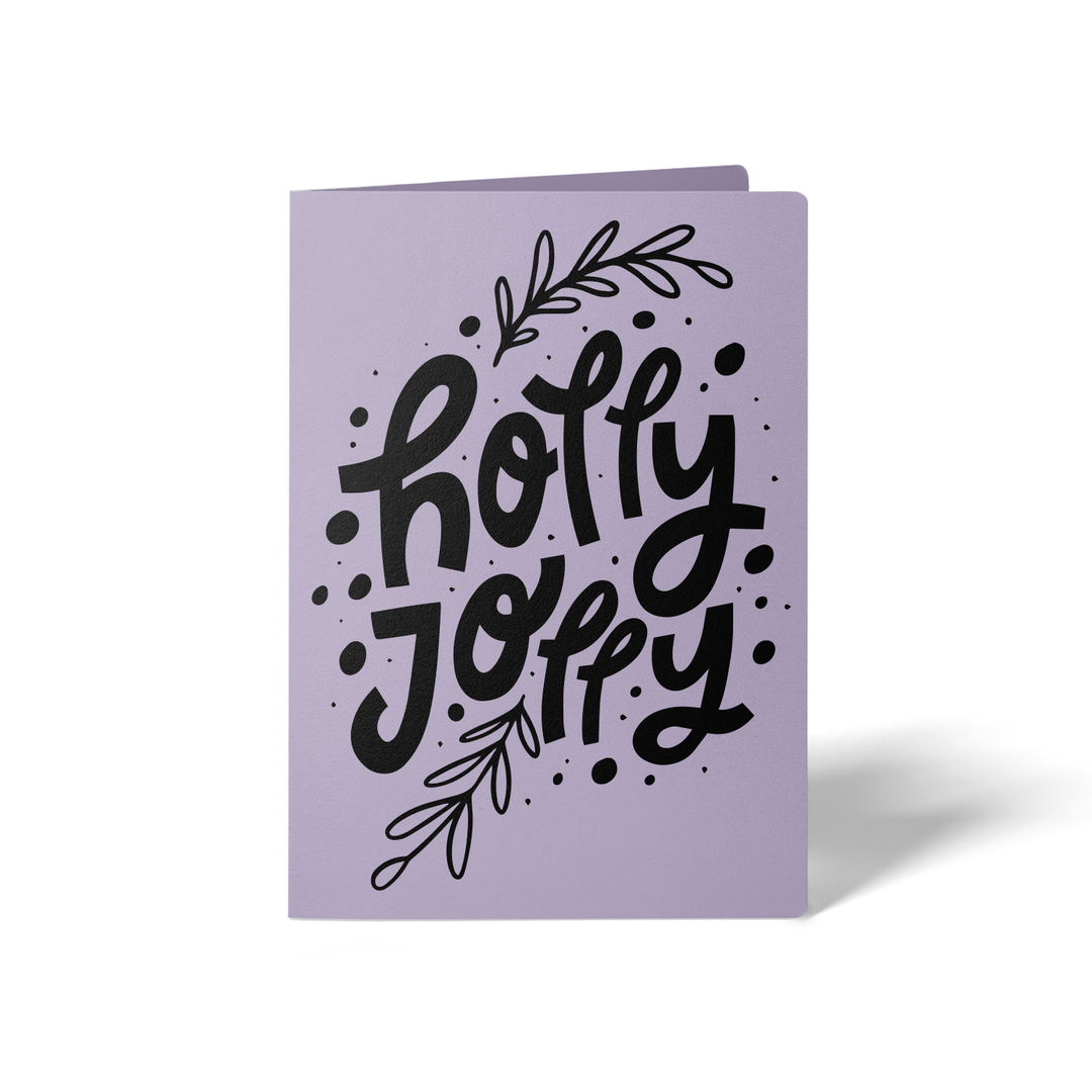 Holly Jolly Greeting Cards | Envelopes Included