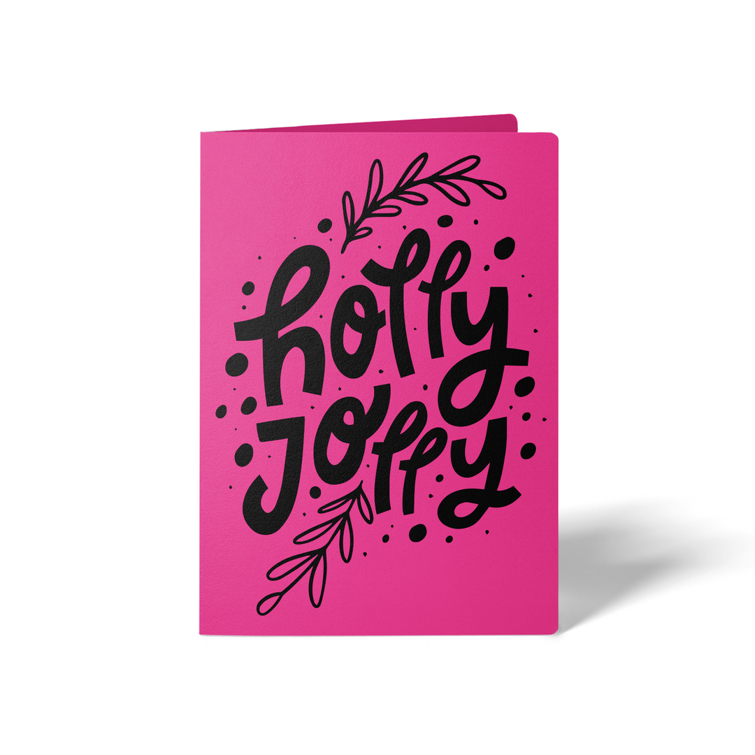 Holly Jolly Greeting Cards | Envelopes Included