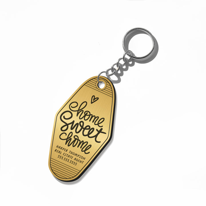 Customizable Home Sweet Home Keychains