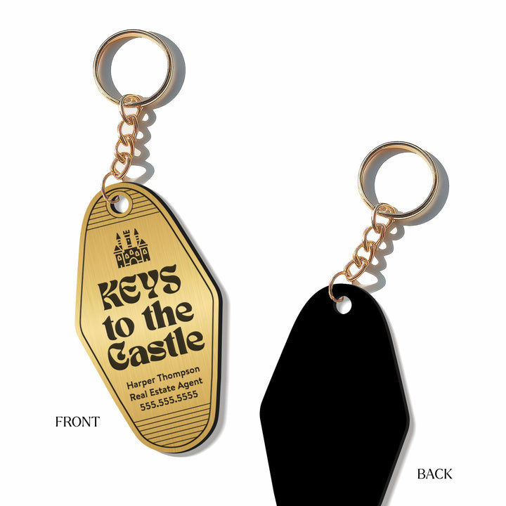 Customizable Keys To The Castle Keychains