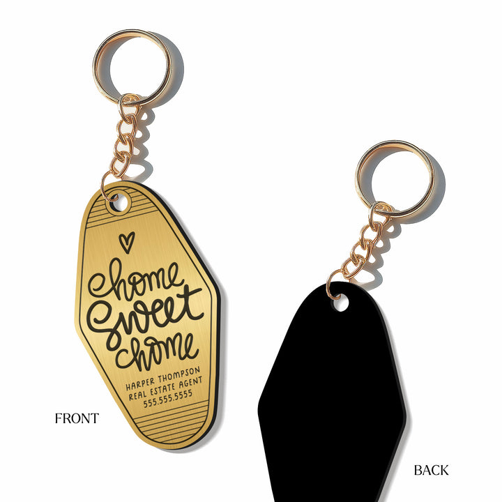 Customizable Home Sweet Home Keychains