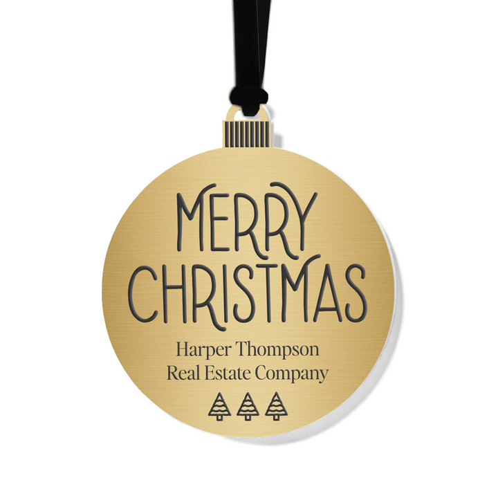 Customizable | Merry Christmas Ornament