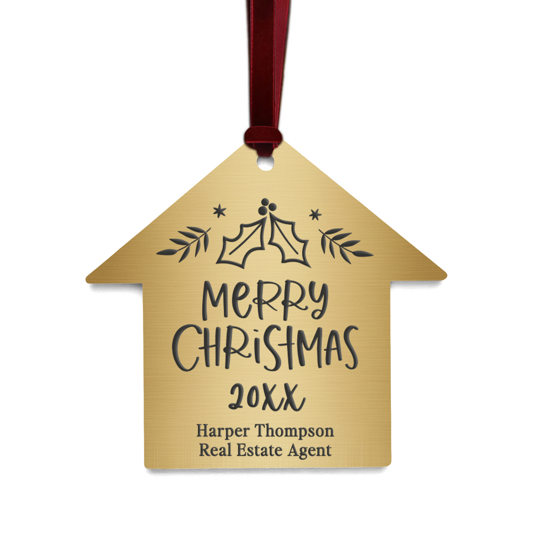 Customizable | Merry Christmas Ornaments