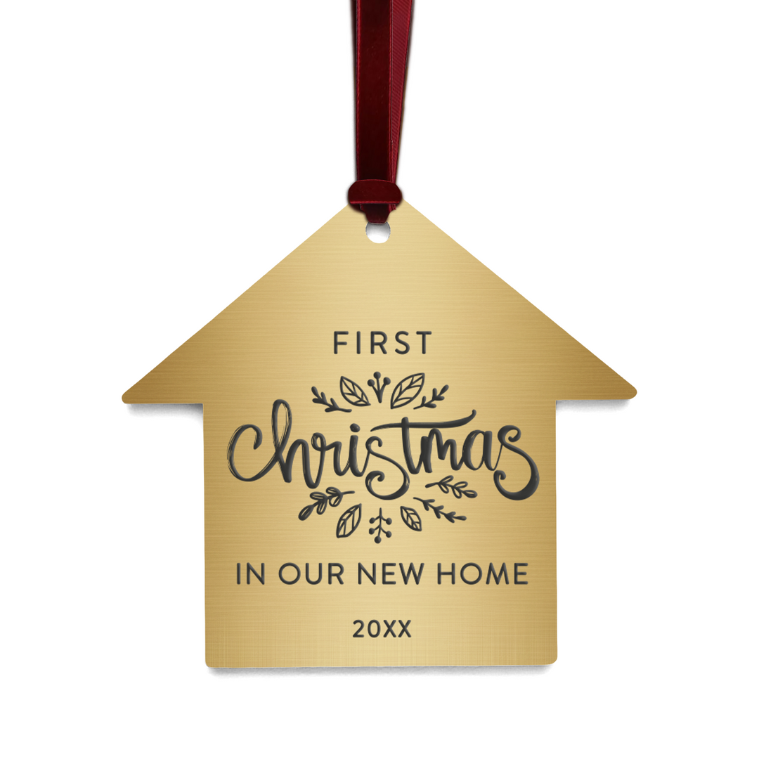 Customizable | First Christmas In Our New Home Ornament