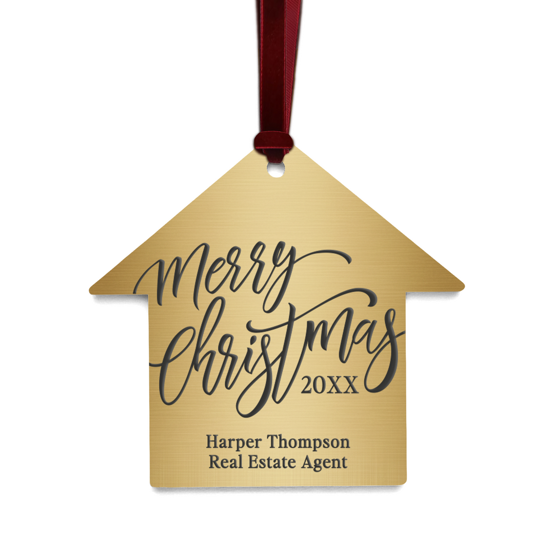 Customizable | Merry Christmas Ornament