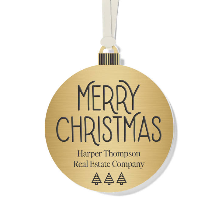 Customizable | Merry Christmas Ornament