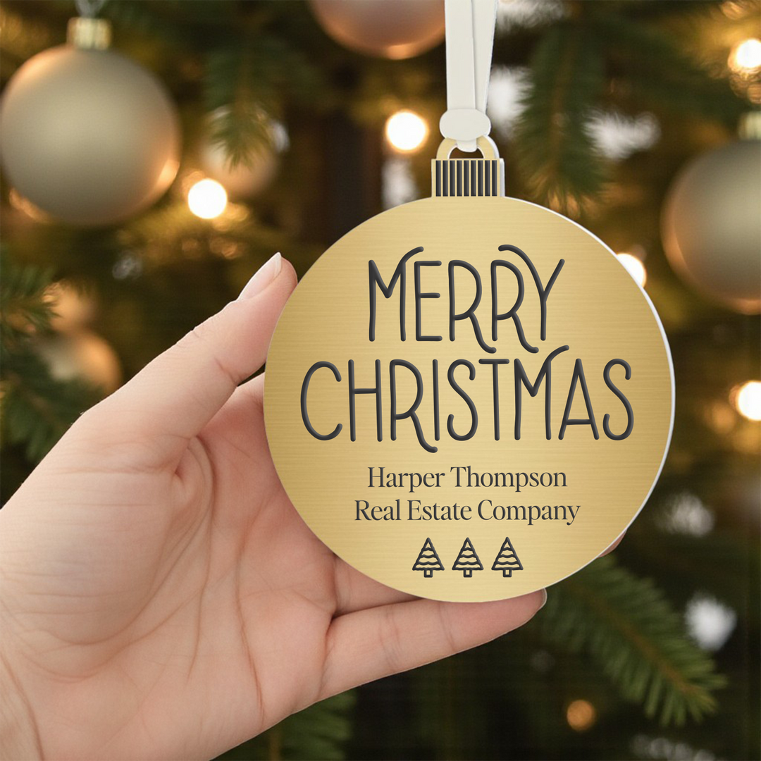 Customizable | Merry Christmas Ornament
