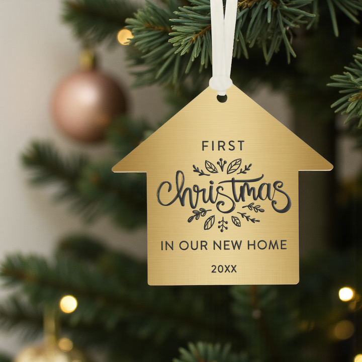 Customizable | First Christmas In Our New Home Ornament
