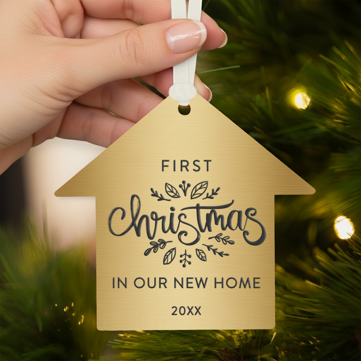 Customizable | First Christmas In Our New Home Ornament