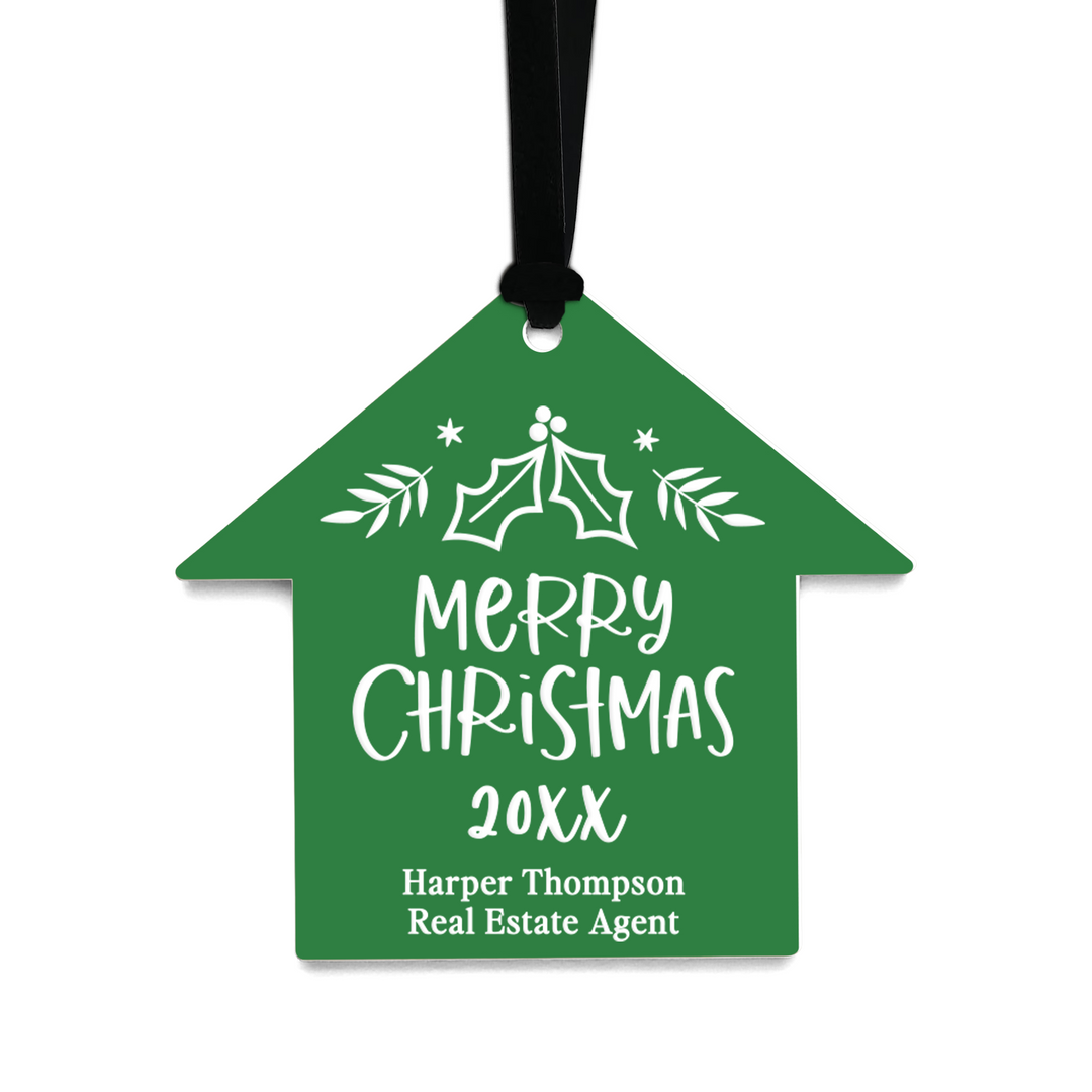 Customizable | Merry Christmas Ornaments