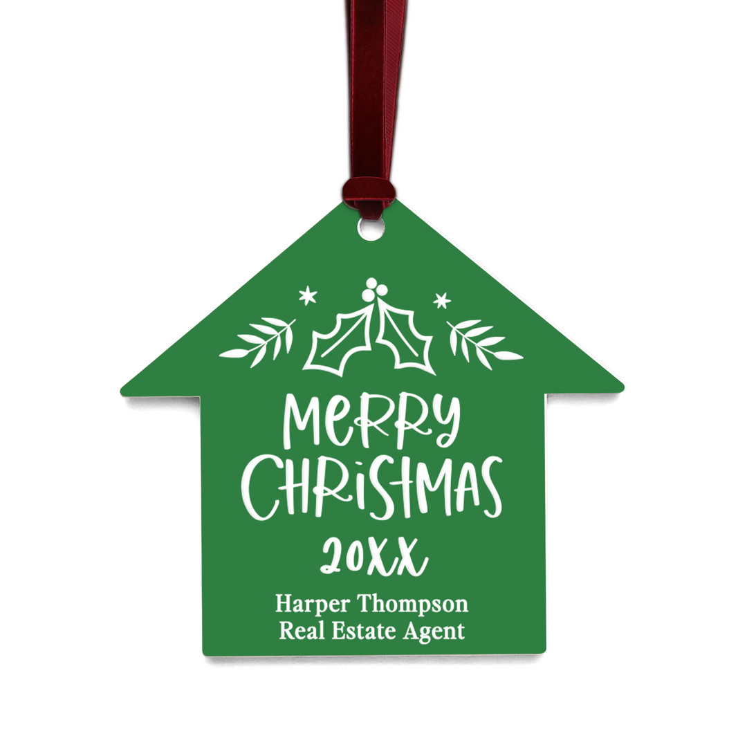 Customizable | Merry Christmas Ornaments