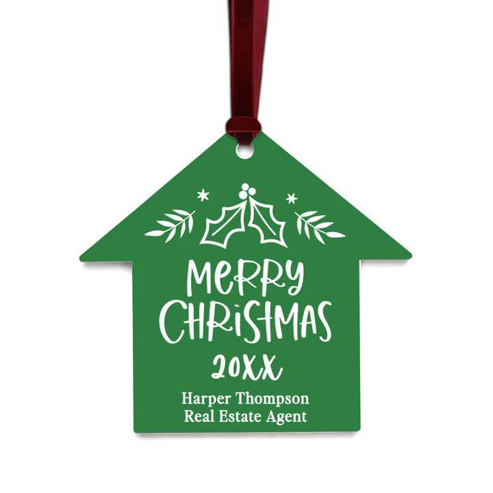 Customizable | Merry Christmas Ornaments