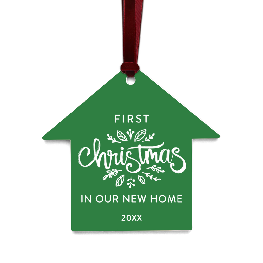 Customizable | First Christmas In Our New Home Ornament