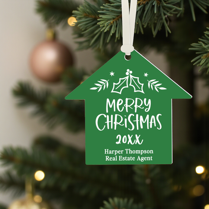 Customizable | Merry Christmas Ornaments