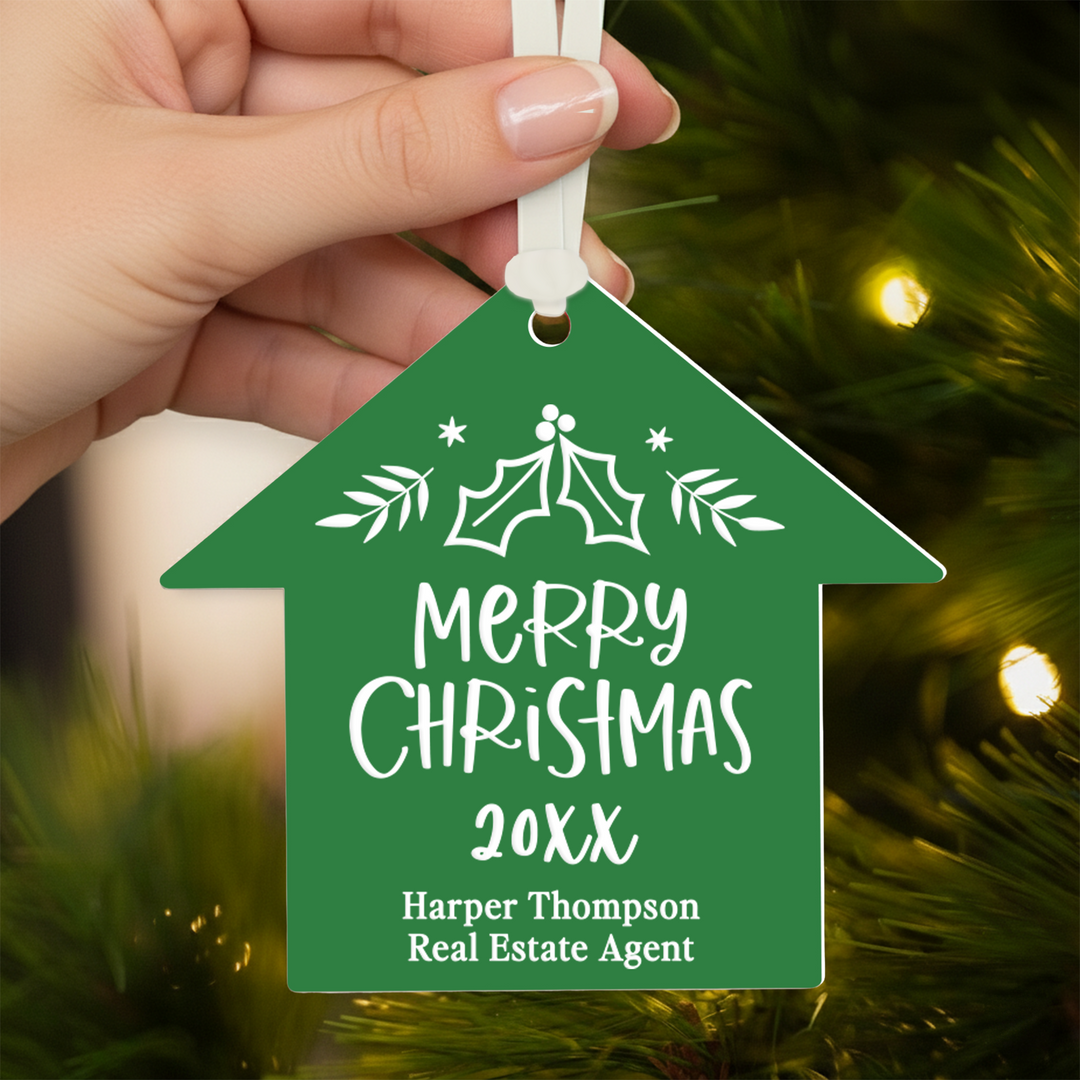 Customizable | Merry Christmas Ornaments