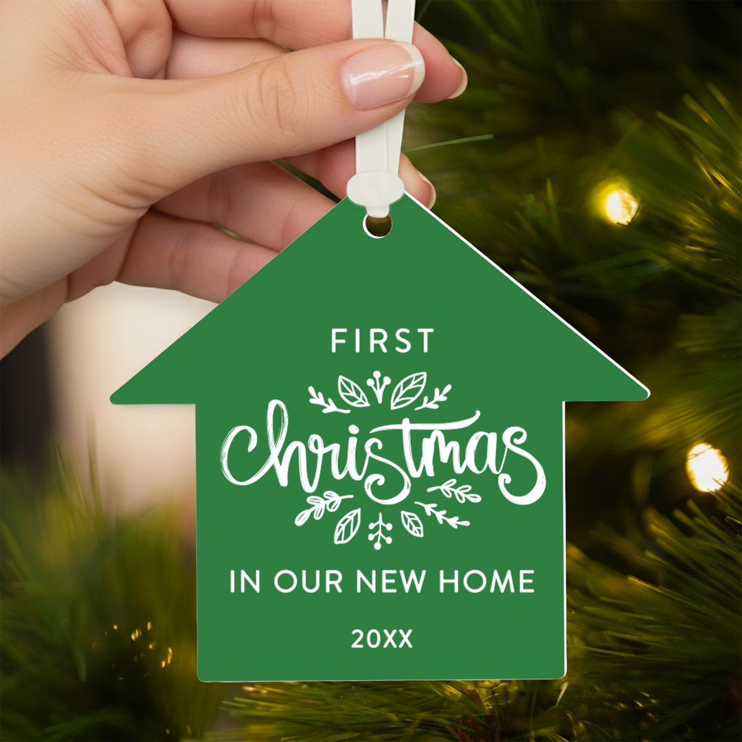 Customizable | First Christmas In Our New Home Ornament