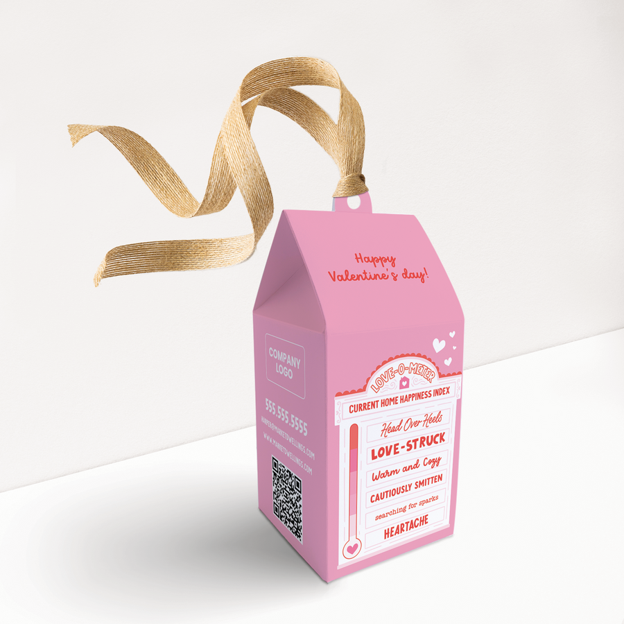 Home Love-O-Meter Valentine's Day Pop By Box | Real Estate | 36-BX1 Pop By Box Market Dwellings   