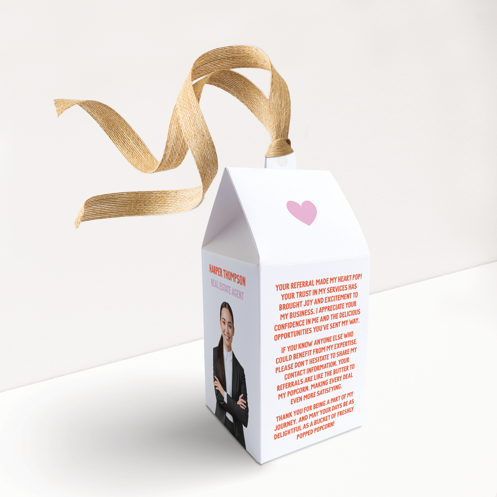 Your Referral Made My Heart Pop Valentine's Pop By Box | Real Estate | 37-BX1 Pop By Box Market Dwellings   