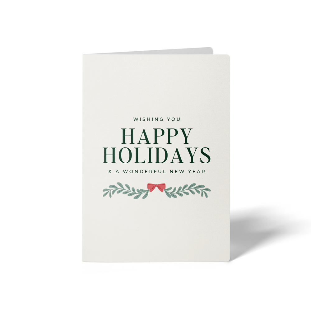 Happy Holidays | Real Estate Greeting Cards with Envelopes Greeting Card Market Dwellings