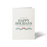 Happy Holidays | Real Estate Greeting Cards with Envelopes Greeting Card Market Dwellings