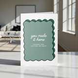 You Made It Home Closing Day | Real Estate & Mortgage Greeting Cards with Envelopes Greeting Card Market Dwellings