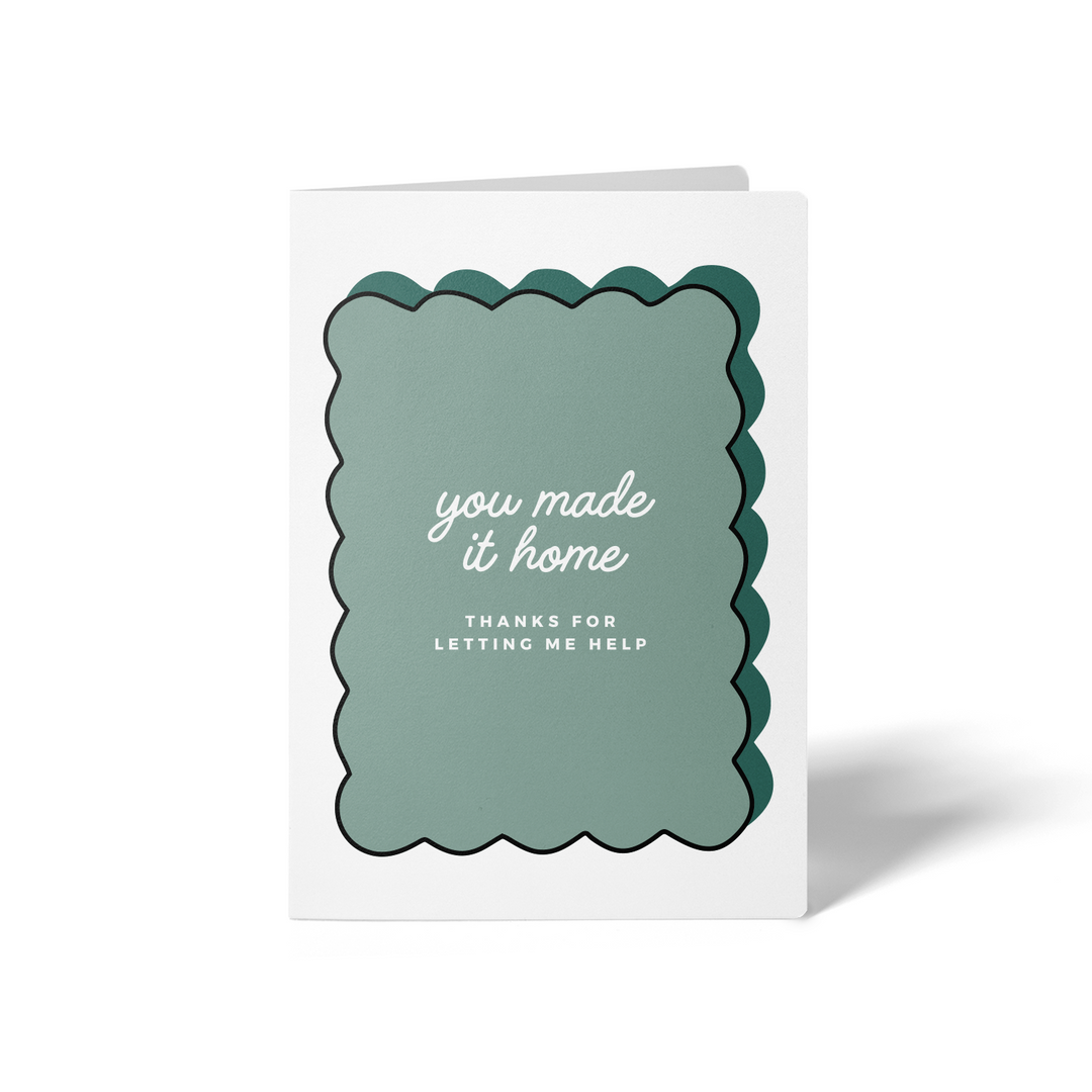Set of You Made It Home Closing Day Greeting Cards | Envelopes Included