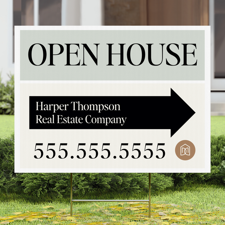 Customizable | Directional Yard Sign