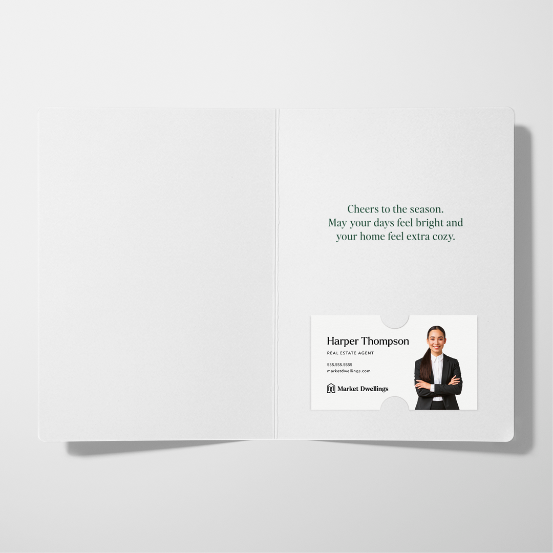 Set of Happy Holidays | Greeting Cards | Envelopes Included Greeting Card Market Dwellings