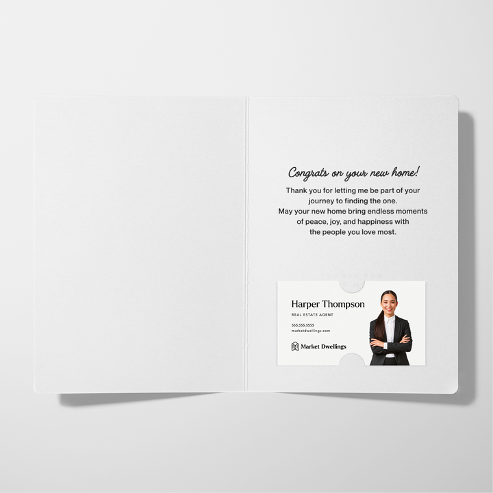 Set of You Made It Home Closing Day Greeting Cards | Envelopes Included