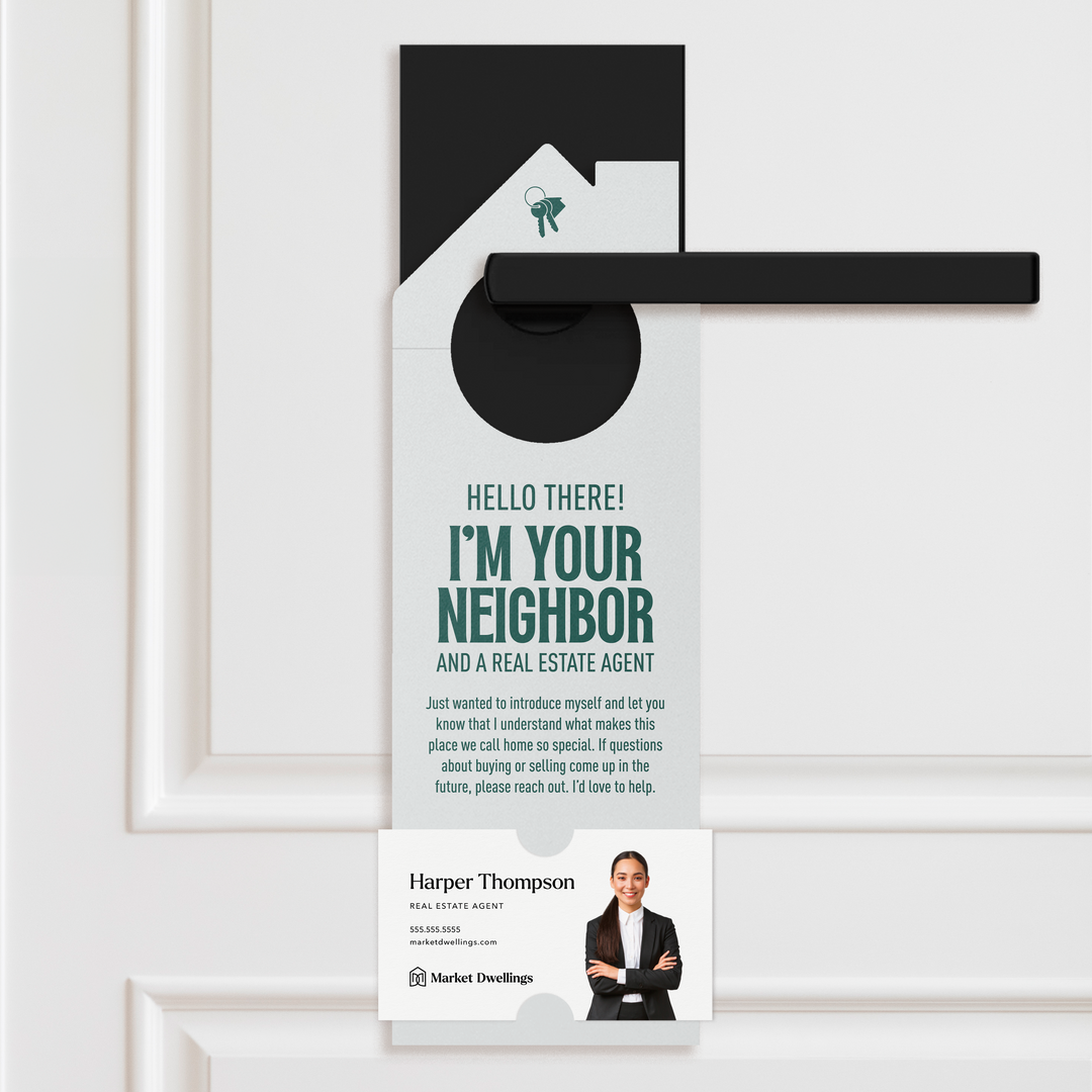 Hello I'm Your Neighbor Door Hangers Door Hanger Market Dwellings