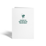 It's Been A Whole Year Home Anniversary | Real Estate & Mortgage Greeting Cards with Envelopes Greeting Card Market Dwellings