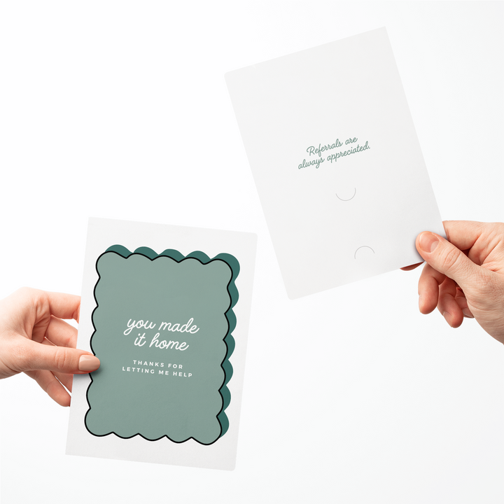 Set of You Made It Home Closing Day Greeting Cards | Envelopes Included