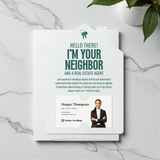 Hello I'm Your Neighbor | Real Estate Mailers with Envelopes Mailer Market Dwellings