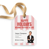 Happy Holidays | Gift Tags Gift Tag Market Dwellings CARNATION 12