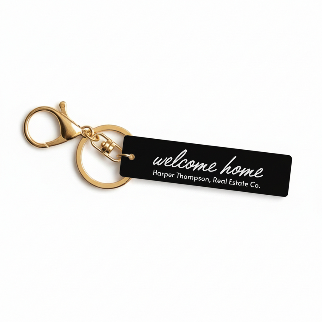 Customizable Welcome Home Keychains