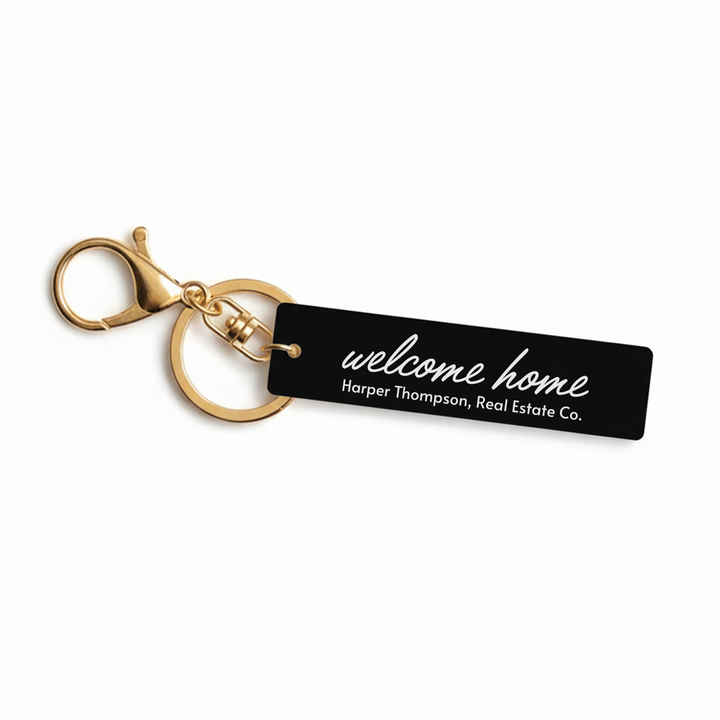 Customizable Welcome Home Keychains