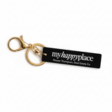 My Happy Place | Bar Keychains Keychain Market Dwellings BLACK 10
